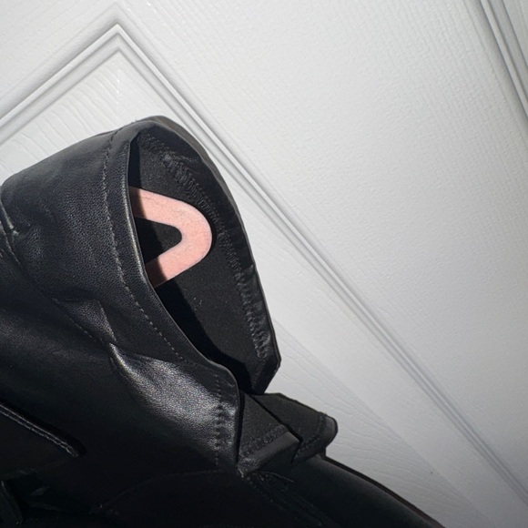 Like an Angel Black Faux Leather Jacket - Picture 5 of 6